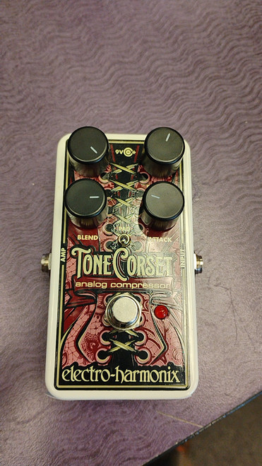 Vist Large View of Product Image Which is Used Electro Harmonix (E/H) TONE CORSET Compressor Pedal