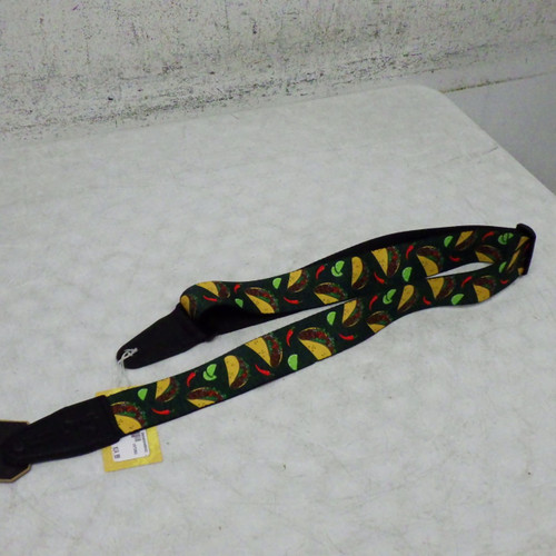 Vist Large View of Product Image Which is Used Levy's TACO STRAP Guitar Accessory