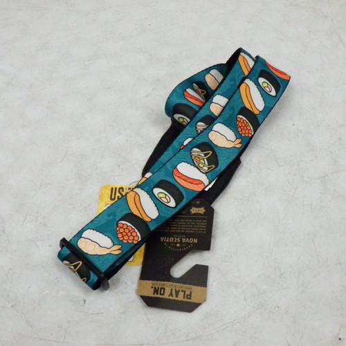 Vist Large View of Product Image Which is Used Levy's SUSHI STRAP Guitar Accessory