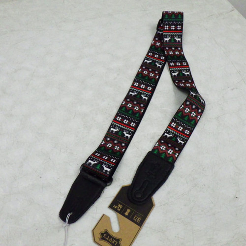 Vist Large View of Product Image Which is Used Levy's christmas Strap Guitar Accessory