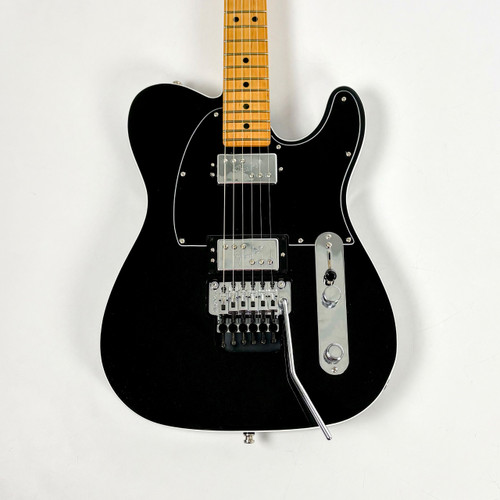 Vist Large View of Product Image Which is Used Fender 2021 American Ultra Luxe Telecaster Electric Guitar Black 6-String
