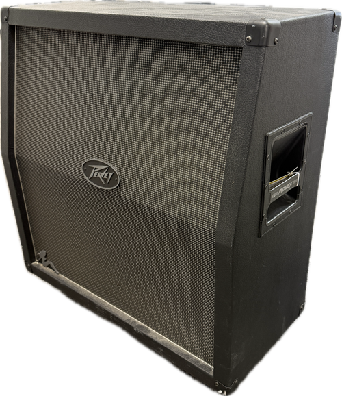 Vist Large View of Product Image Which is Used Peavey TRIPLE XXX SLANT 4X12 4 x 12 Guitar Speaker Cabinet 4 x 12