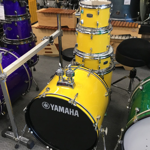 Vist Large View of Product Image Which is Used Yamaha Rydeen 5 Piece Drum Shell Kit Yellow