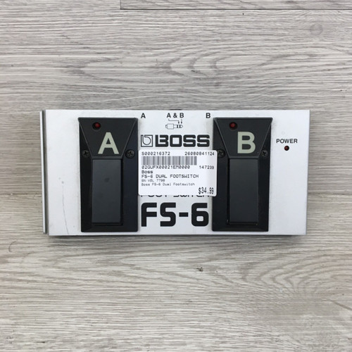 Vist Large View of Product Image Which is Used Boss FS-6 DUAL FOOTSWITCH Switch Pedal