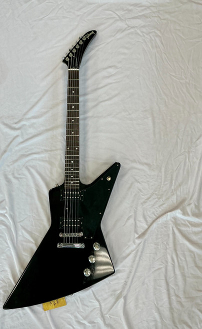 Vist Large View of Product Image Which is Used 2010 Gibson EXPLORER Modern Metal Electric Guitar Black 6-String