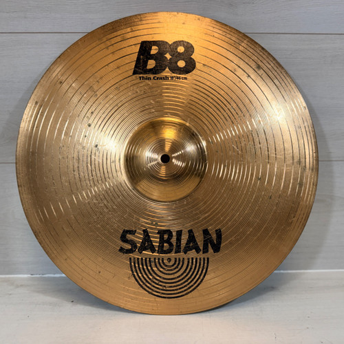 Vist Large View of Product Image Which is Used Sabian B8 18 IN THIN CRASH Crash Cymbal 18"