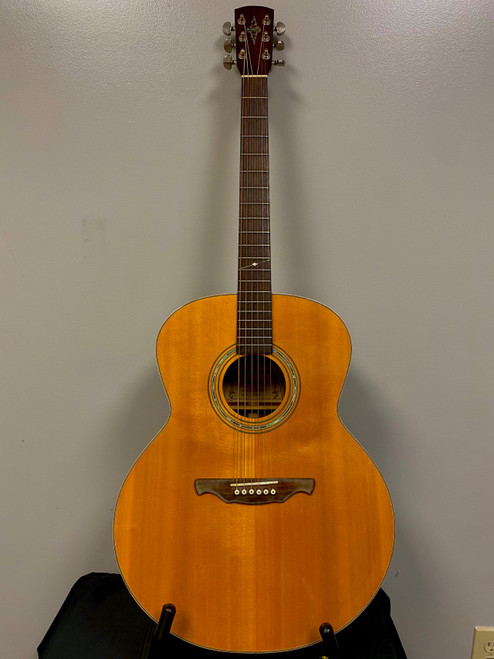 Vist Large View of Product Image Which is Used Alvarez MJ-80 Solid Top Acoustic Guitar Wood