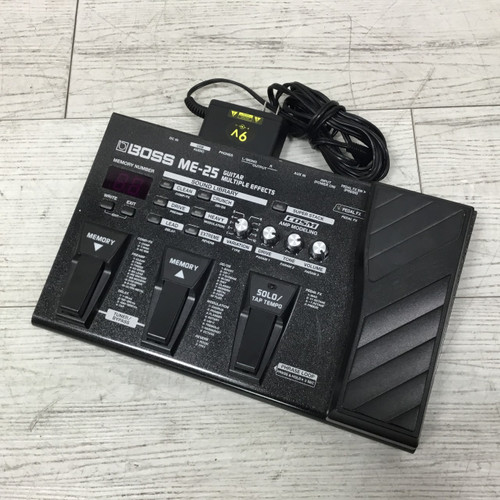 Vist Large View of Product Image Which is Used Boss ME-25 Multi Effects Pedal With Power Supply