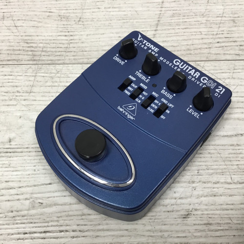 Vist Large View of Product Image Which is Used Behringer GDI 21 Guitar Modeler/PreAmp/DI Pedal