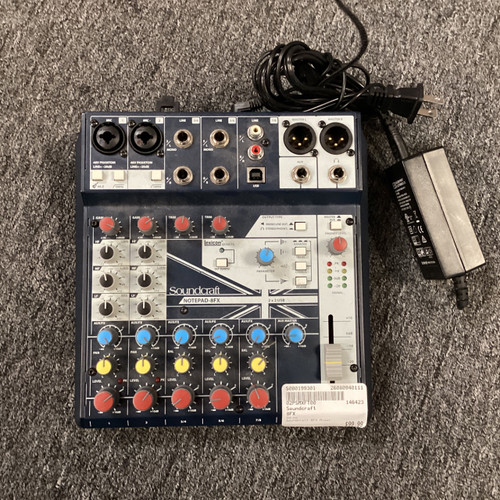 Vist Large View of Product Image Which is Used Soundcraft 8FX Mixing Console