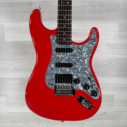Vist Large View of Product Image Which is Used Squier Bullet Strat Electric Guitar - Red