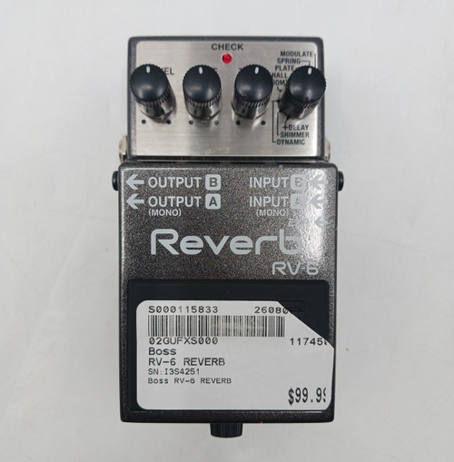 Vist Large View of Product Image Which is Used Boss RV-6 REVERB Reverb Pedal
