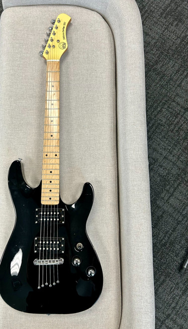 Vist Large View of Product Image Which is Used HECTOR SALAMANCA PARTSCASTER S Type Electric Guitar Black 6-String