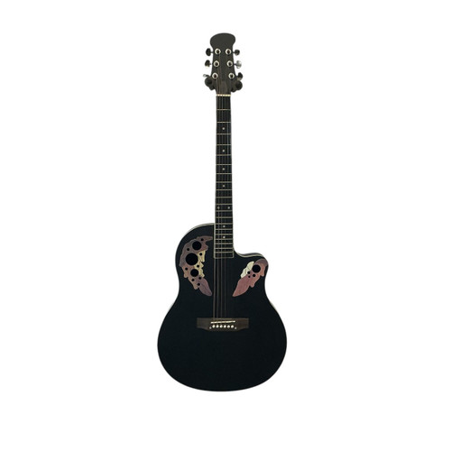 Vist Large View of Product Image Which is Used ACOUSTIC GUITAR Laminate Top Acoustic Guitar Black
