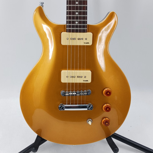 Vist Large View of Product Image Which is Used Hamer XT SERIES GOLDTOP A/T P90 Double Cut Electric Guitar Other 6-String