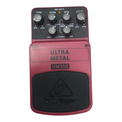Vist Large View of Product Image Which is Used Behringer Ultra Metal UM300 Distortion Pedal