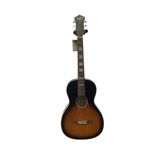 Vist Large View of Product Image Which is Used Recording King RPS-7-FE3-TS REP NECK Laminate Top Acoustic Guitar Tobacco Sunburst