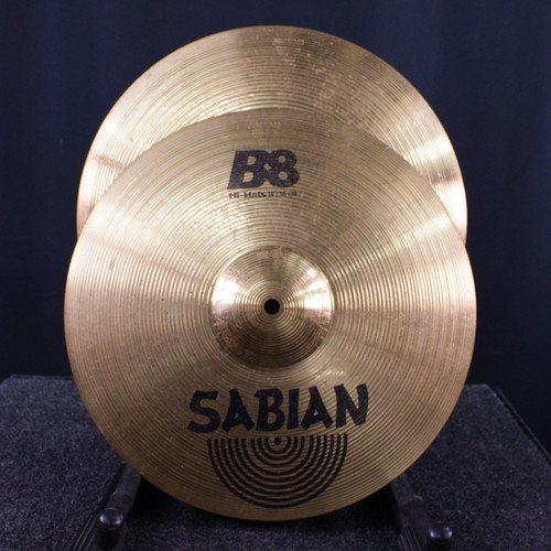 Vist Large View of Product Image Which is Used Sabian 14 B8 HI HATS Hi Hat Cymbals 14"
