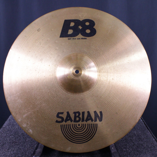Vist Large View of Product Image Which is Used Sabian 20 B8 RIDE CYMBAL Ride Cymbal 20"