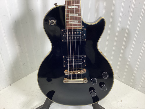 Vist Large View of Product Image Which is Used Epiphone LES PAUL CUSTOM LP Type Electric Guitar Black 6-String
