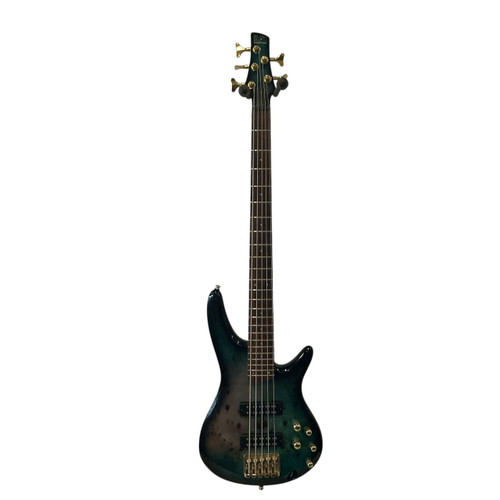 Vist Large View of Product Image Which is Used Ibanez SR405EPBDX 5 STRING Bass Guitar Blue 5-String