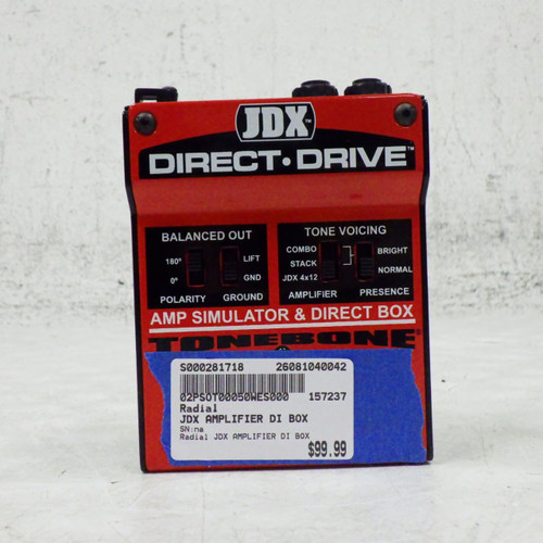 Vist Large View of Product Image Which is Used Radial JDX AMPLIFIER DI BOX Pro Sound Product