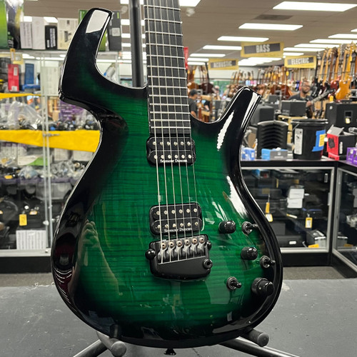 Vist Large View of Product Image Which is Used Parker FLY MM USA Green Burst Electric Guitar