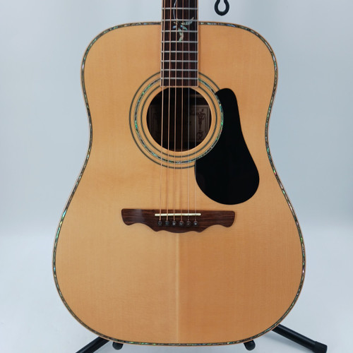 Vist Large View of Product Image Which is Used Alvarez PD-100S Vintage Solid Top Acoustic Guitar Wood