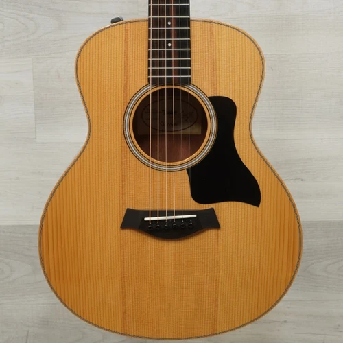 Vist Large View of Product Image Which is Used Taylor Gs Mini E Rosewood Plus Solid Top Acoustic Guitar Natural