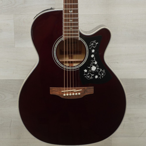 Vist Large View of Product Image Which is Used Takamine GN75CE Solid Top Acoustic Guitar Wine Red