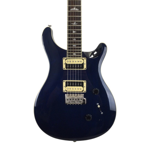Vist Large View of Product Image Which is Used Paul Reed Smith - PRS Se Standard 24 Translucent Blue Double Cut Electric Guitar Blue 6-String