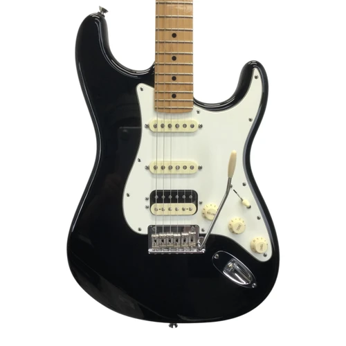 Vist Large View of Product Image Which is Used Fender 2015 American Standard Stratocaster HSS Electric Guitar Black 6-String