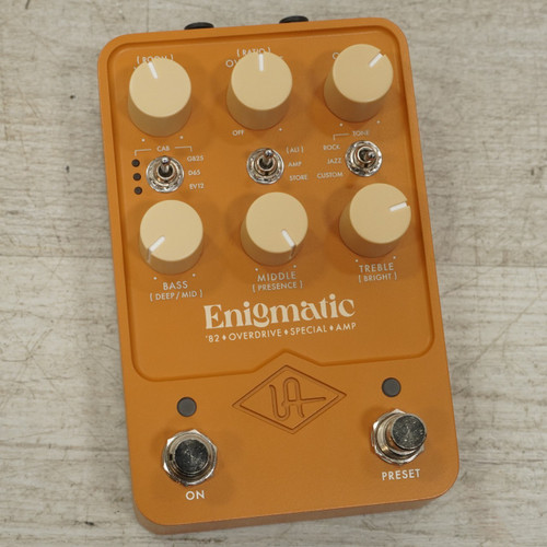 Vist Large View of Product Image Which is Used Universal Audio Enigmatic 82 Overdrive Pedal