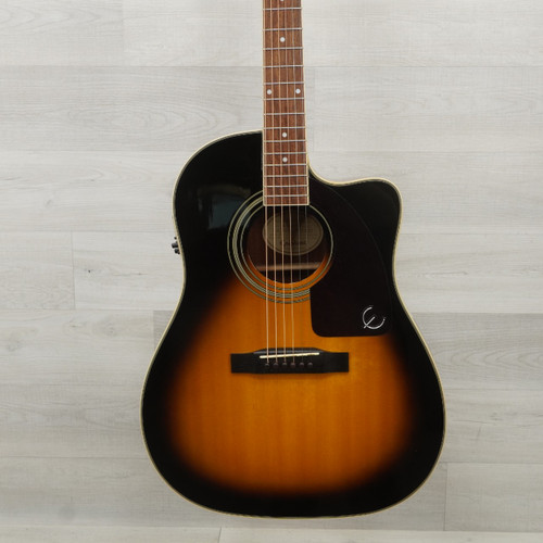Vist Large View of Product Image Which is Used Epiphone AJ200SCE Acoustic-electric Guitar - Sunburst - See Description