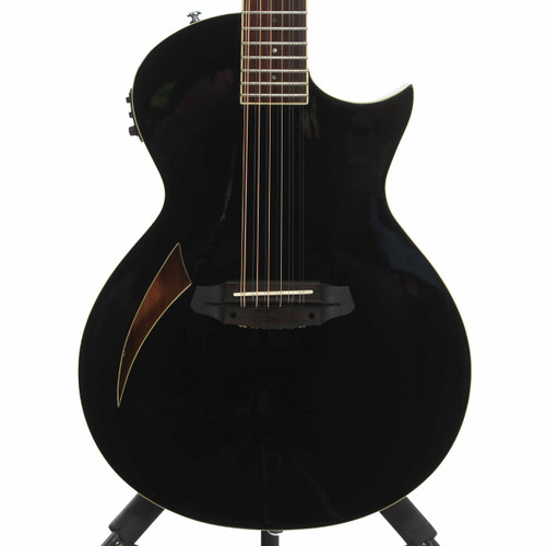Vist Large View of Product Image Which is Used LTD TL-12 Laminate Top Acoustic Guitar Black