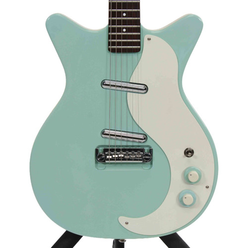 Vist Large View of Product Image Which is Used Danelectro 59 REISSUE Double Cut Electric Guitar Green 6-String
