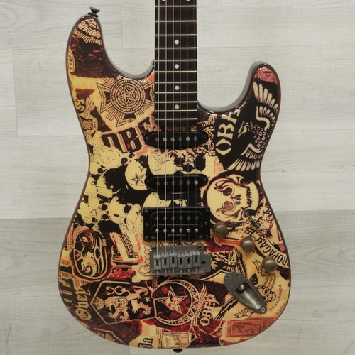 Vist Large View of Product Image Which is Used Squier Standard Obey Stratocaster Electric Guitar