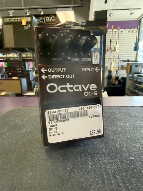 Vist Large View of Product Image Which is Used Boss OC-5 Guitar Effects Pedal