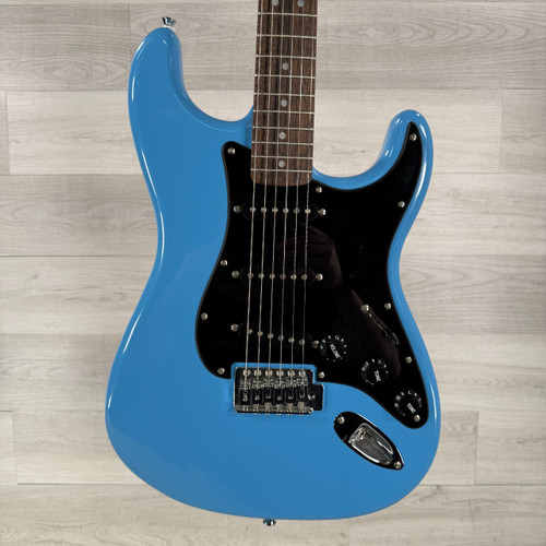 Vist Large View of Product Image Which is Used Squier Sonic Stratocaster Electric Guitar - California Blue