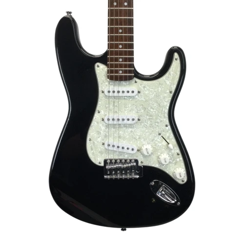 Vist Large View of Product Image Which is Used Fender Starcaster S Type Electric Guitar Black 6-String