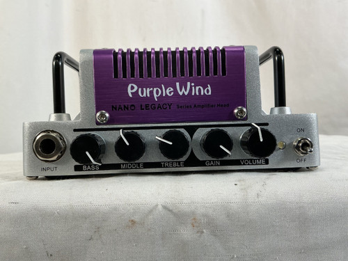 Vist Large View of Product Image Which is Used Hotone PURPLE WIND Solid State Guitar Head