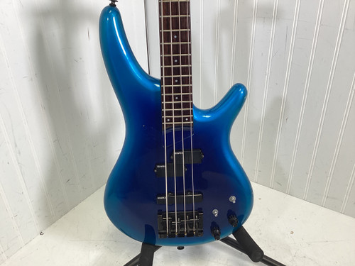 Vist Large View of Product Image Which is Used Ibanez SOUNDGEAR SR-800 Vintage Bass Guitar Blue 4-String