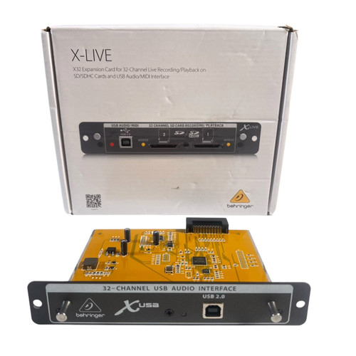 Vist Large View of Product Image Which is Used Behringer X-USB 32-Channel USB Audio Interface Expansion Card for X32