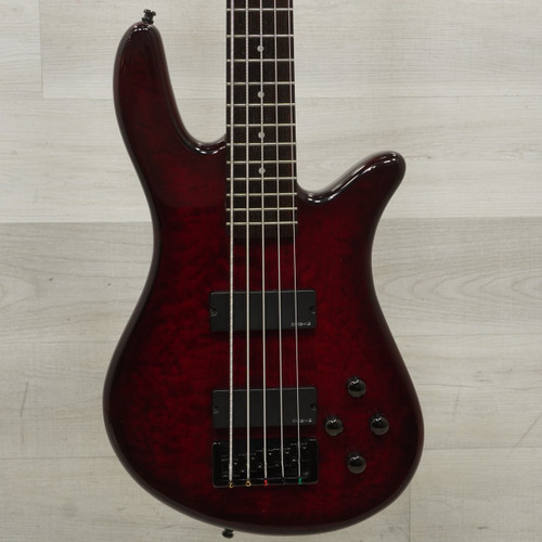 Vist Large View of Product Image Which is Used Spector Legend 5 Standard Bass Guitar Red 5-String