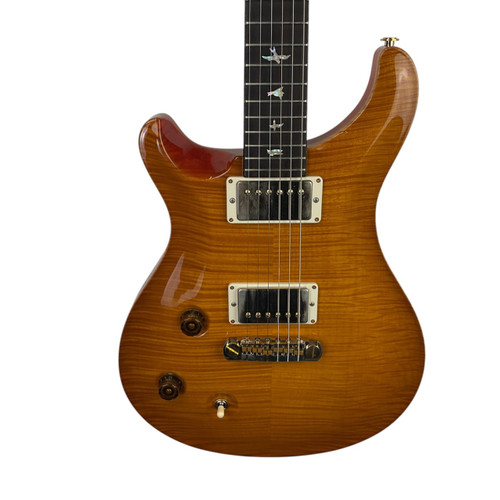 Vist Large View of Product Image Which is Used Paul Reed Smith - PRS CUSTOM 22 LEFTY WOOD LIBRARY Double Cut Electric Guitar Amber 6-String