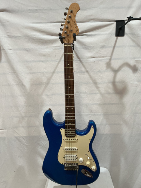 Vist Large View of Product Image Which is Used Glen Burton STRAT S Type Electric Guitar Blue 6-String