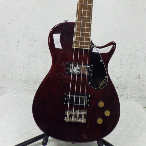 Vist Large View of Product Image Which is Used Gretsch JET JR Bass Short Scale Bass Guitar Red 4-String