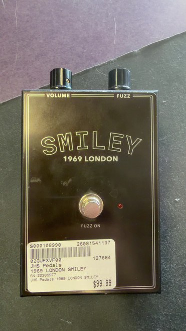 Used JHS Pedals 1969 LONDON SMILEY Fuzz Pedal