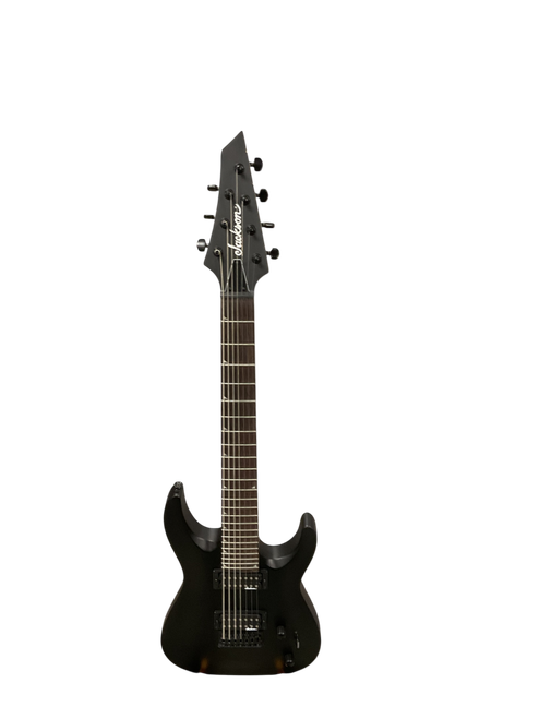 Vist Large View of Product Image Which is Used Jackson JS22-7 DINKY Super S Electric Guitar Black 7-String
