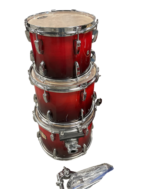 Vist Large View of Product Image Which is Used Pearl ELX EXPORT SHELL PACK Drum Shell Kit Red